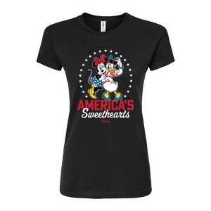 Women's - Disney - Americas Sweethearts Fitted Graphic T-Shirt - 1 of 3