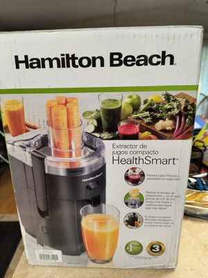 Hamilton Beach - HealthSmart Compact Juice Extractor - Black