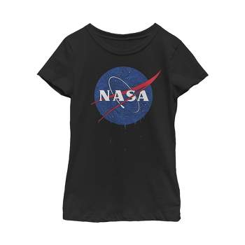Men\'s Nasa Galactic Swirl Logo T-shirt : Target