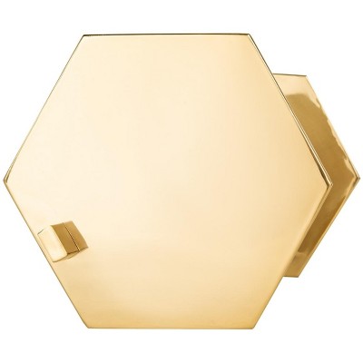 Aurea Gold Hexagonal Metal C-Table