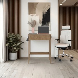 GDFStudio Freya Farmhouse Wooden Rectangle Desk with 1 Drawer - 1 of 4