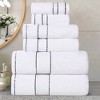 Cotton Heavyweight Ultra-Plush Luxury Towel Set by Blue Nile Mills - 2 of 4
