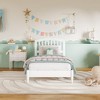 AFI Furnishings Quincy Twin Solid Wood Low Profile Platform Bed, White - 3 of 4