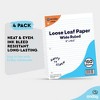 Loose Leaf Paper College Ruled, 8" x 10.5" Filler Paper White, 3 Hole Punched Binder Paper for 3 Ring Binders, 150 Sheets Per Pack - Enday - image 4 of 4