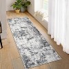 Coolmee Modern Abstract Rug Faux Wool Accent Rug Ultra Soft Non Slip Non Shedding Accent Large Rug for Living Room Bedroom Dining Room Office Home - 2 of 4