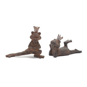 Royal Lounging Frog Figurine (Set of 6) - 1 of 4