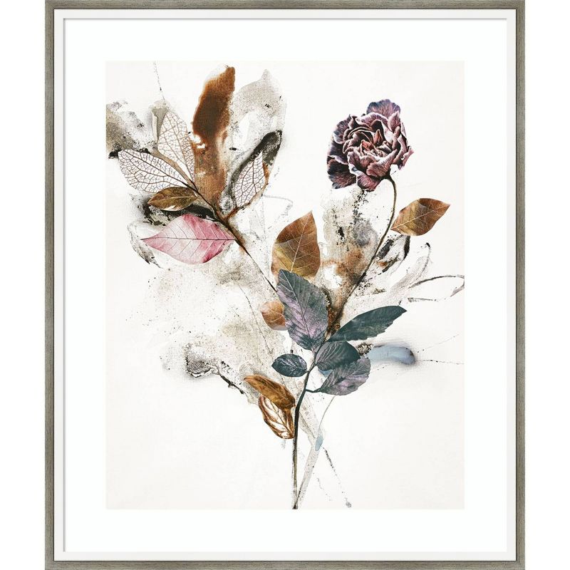 21&#34; x 25&#34; Playing Flower I by Design Fabrikken Wood Framed Wall Art Print - Amanti Art, 1 of 10