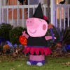 Peppa Pig Airblown Inflatable Peppa Pig as Witch Peppa Pig, 4 ft Tall, Multi - 2 of 4