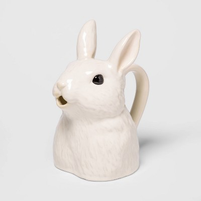 12.6 x 5.3 Decorative Ceramic Bunny Figurine White - Threshold™ – Target  Inventory Checker – BrickSeek