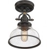 Quoizel Lighting Grant 1 - Light Semi-Flush Mount in  Palladian Bronze - 3 of 3