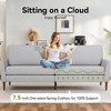 Dyonery 88" Loveseat Sofa, Comfy Couches for Living Room, Modern Oversized Love Seat Sofa, Tool-Free Setup Large Couches for Bedroom Office - 4 of 4