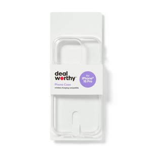 Apple iPhone 15 Pro Case - dealworthy™ Clear - 1 of 3