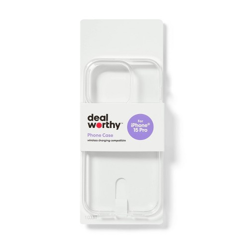 Apple iPhone 15 Pro Case - dealworthy™ Clear - image 1 of 3