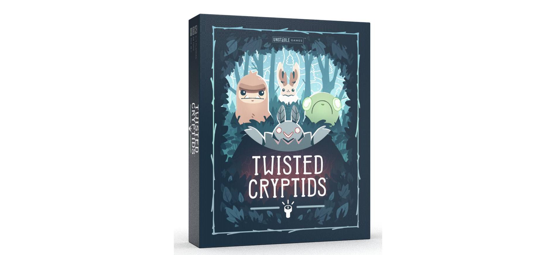 TeeTurtle Twisted Cryptids Board Game: Creative Thinking, 30-60 Min Play, 2-4 Players, Includes Cards & Tokens