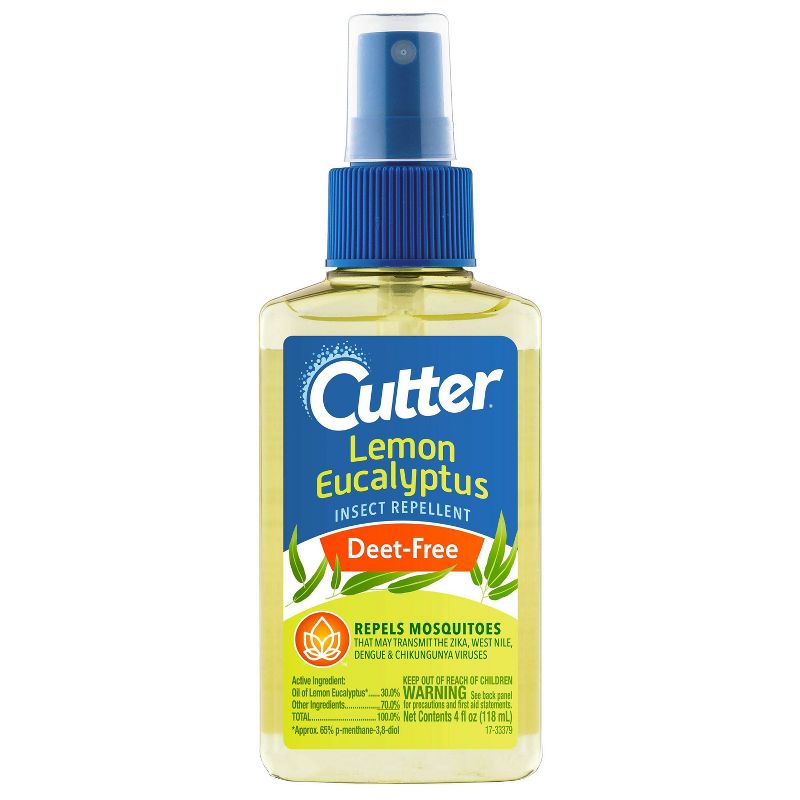 4 fl oz Lemon Eucalyptus Insect Repellent Pump Spray - Cutter, 1 of 8
