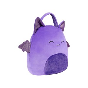 Jazwares Squishmallows Kids' Blas the Purple Bat Treat Pail Halloween Costume Accessories - Purple One Size - 1 of 3