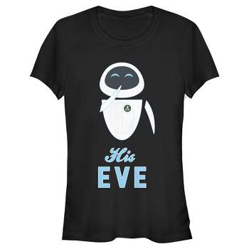 Juniors Womens Wall-E Valentine's Day His EVE T-Shirt