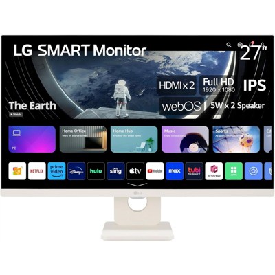 Manufacturer Refurbished LG 27SR50F-W MyView 27" Smart Monitor, White