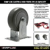 SNAP-LOC 375 lb Caster 4 Inch Industrial Strength Polyurethane Rigid - 2 of 4