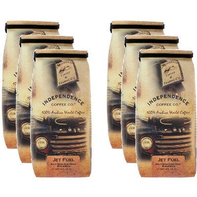 Independence Coffee Co Coffee Whole Bean Dark Roast - Pack of 6 - 12 oz