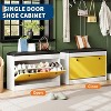 Acekool Shoe Storage Bench with Padded Seat, 2-Tier Flip Drawer Entryway Shoe Cabinet Organizer, 31.5 x 9.4 x 21.7 in - 3 of 4