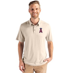 Los Angeles Angels Cutter & Buck Coastline Epic Comfort Recycled Mens Polo - 1 of 1