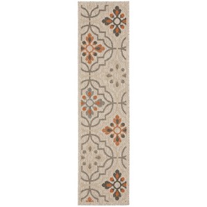 Landry Floral Lattice Patio Rug - 1 of 3