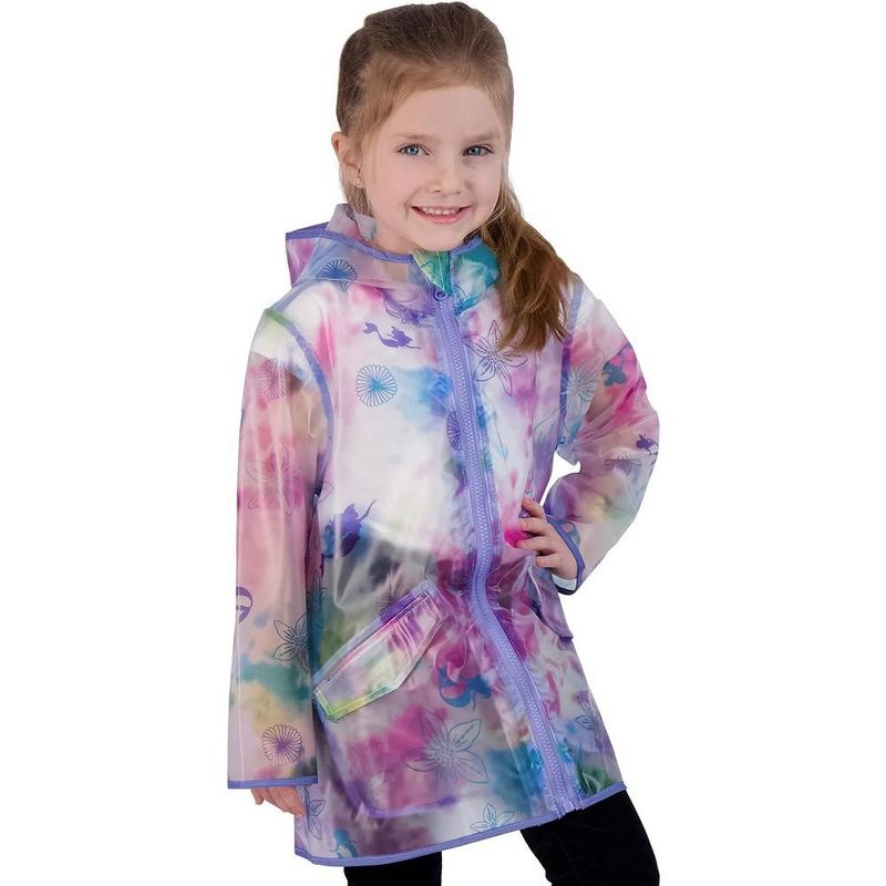 Disney Princess Clear Raincoat with Hood, Kids Ages 2-7, 2 of 4