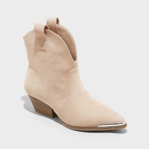 Women's Henley Ankle Western Boots - Universal Thread™ : Target