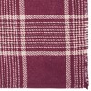 Eston Burgundy Tan Plaid Runner 12x36  VHC Brands - 4 of 4