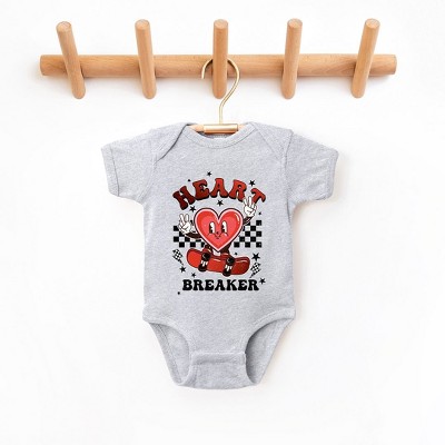 The Juniper Shop Heart Breaker Skater Baby Bodysuit