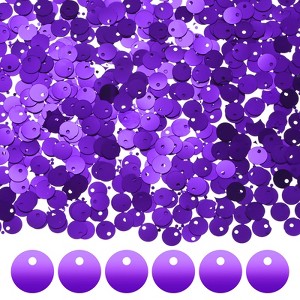 Unique Bargains Sewing Craft DIY Plastic Sequin Embellishments Dark Gold 2000 Pcs - 1 of 4