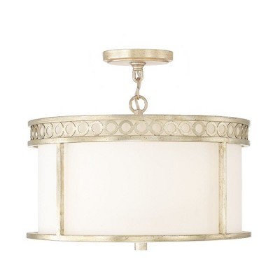 Capital Lighting Isabella 4 - Light Semi-Flush Mount in  Winter Gold