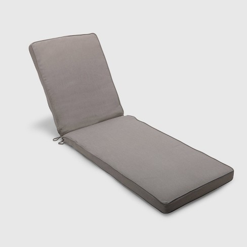 Outdoor Double Welt Chaise Cushion Sunbrella Spectrum Smith