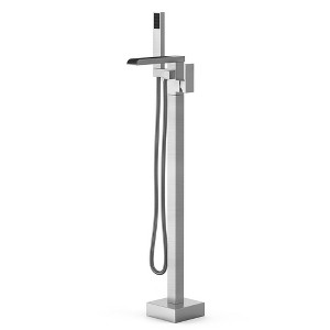 Whizmax Freestanding Bathtub Faucet Tub Filler Floor Mount Bathroom Faucets Brass Single Handle with Hand Shower,Standing Tub Faucet - 1 of 4