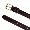 CTM Men's Leather Gold Buckle Belt - 2 of 4
