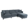 107.87" L-Shaped Sectional Sofa with Ottoman & Storage Arm - 4 of 4