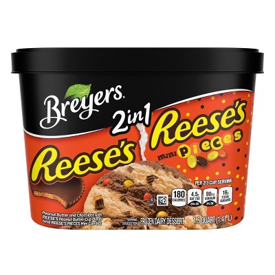 Breyers Reese's Chocolate Reese's Mini Pieces 2in1 Ice Cream - 48oz
