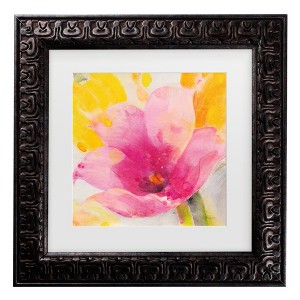 Trademark Fine Art - Albena Hristova Bright Tulips IV Matted Framed Art - 1 of 4