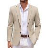 COOFANDY Men's Casual Knit Blazer Two Button Lightweight Sport Coats Suit Jacket - 2 of 4