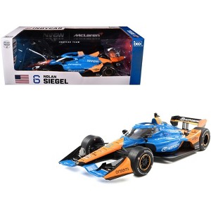 Dallara IndyCar #6 Nolan Siegel "NTT Data" Arrow McLaren "NTT IndyCar Series" (2025) 1/18 Diecast Model Car by IXO Models - 1 of 4