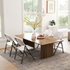 SKONYON Portable Folding Chair Set with Durable Steel Frame 4 Pack and 6 Pack - 2 of 4