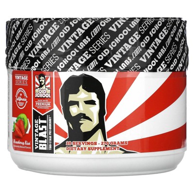 Old School Labs Vintage Blast, Two-Stage-Pre-Workout, Strawberry Kiwi, 9.52 oz (270 g)