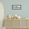 Stupell Industries Colorful Beach Chairs Black Framed Floater Canvas Wall Art - 2 of 4
