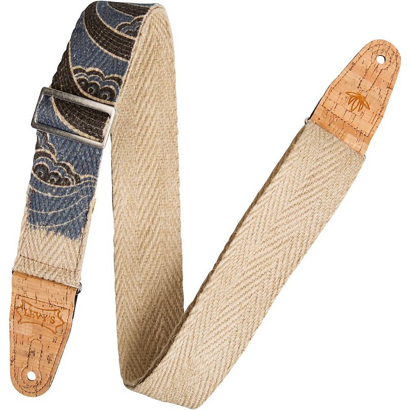 Levy's MH8P 2 inch Wide Hemp Guitar Strap, 1 of 5