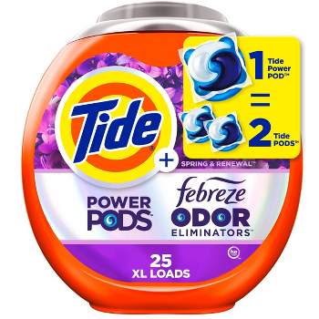 Tide Power Pods Febreze Odor Eliminator Laundry Detergent - Spring and Renewal