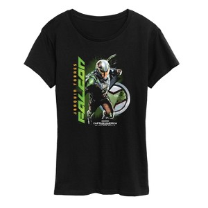 Women's - Marvel - Captain America Falcon Jorquin Tores Short Sleeve Graphic T-Shirt - 1 of 4