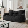 Pamapic Bean Bag Chair, Cozy Corduroy Lazy Bean Bag Sofa, 2 Seat for Home-Gray - 2 of 4