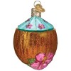 Old World Christmas Blown Glass Ornament for Christmas Tree, Tropical Coconut Drink - 4 of 4