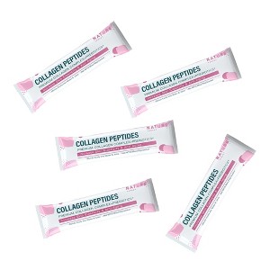 NATURE TARGET Multi Collagen Peptides (Types I, II, III, V, X), Hydrolyzed with Prebiotics, Sugar-Free, Supports Skin, Hair, Nail & Joint - 30packets - 1 of 4